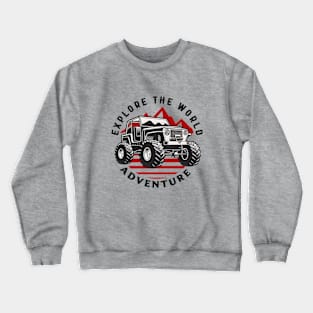 Jeep Cars Adventure Crewneck Sweatshirt